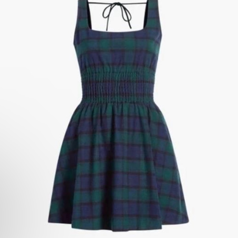 Hill House Cher Dress Blackwatch Plaid